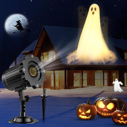 3D Ghost Halloween Projector Light