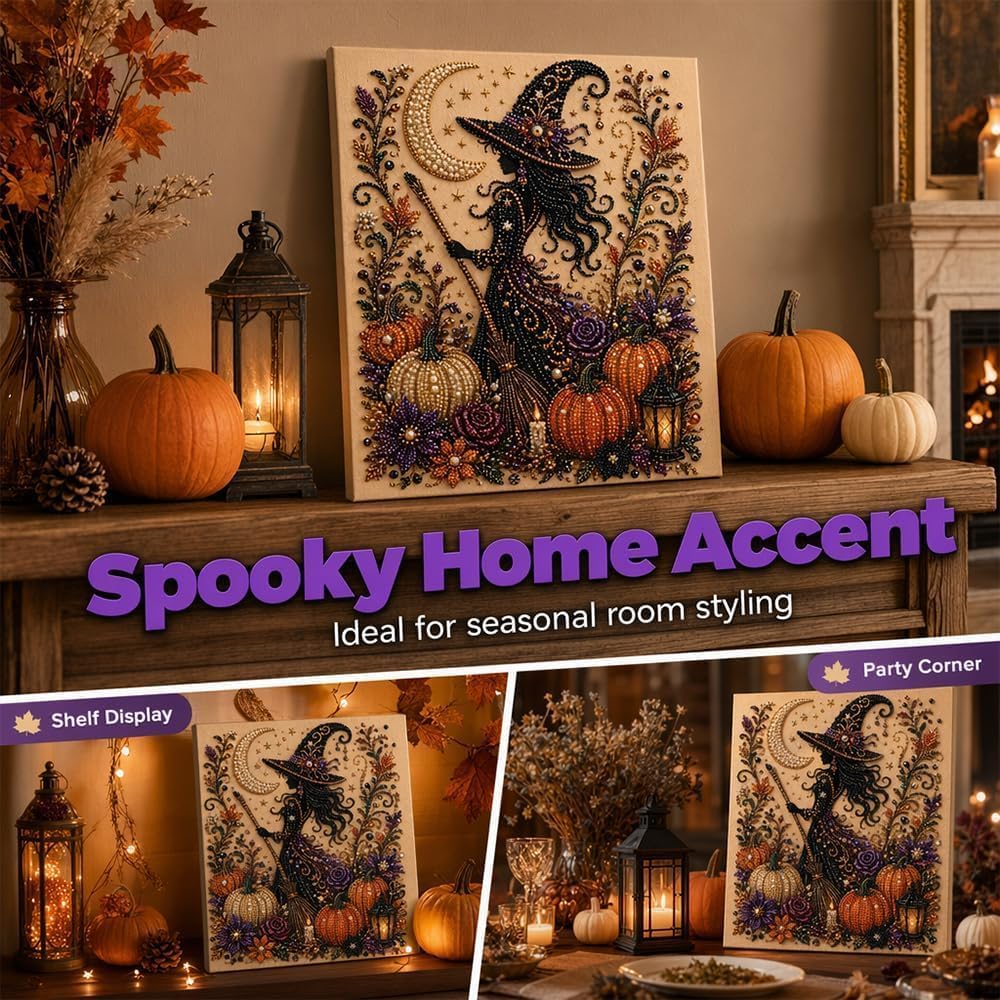 Halloween 3D Pearl Diamond Painting DIY Kit