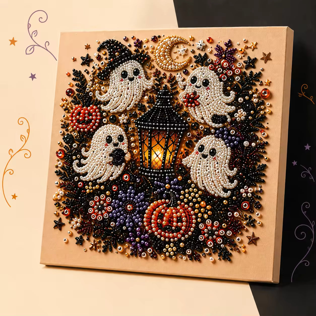 Halloween 3D Pearl Diamond Painting DIY Kit