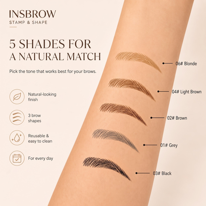 INSBROW Precision Stamp | Perfect Brows. Every Single Morning.