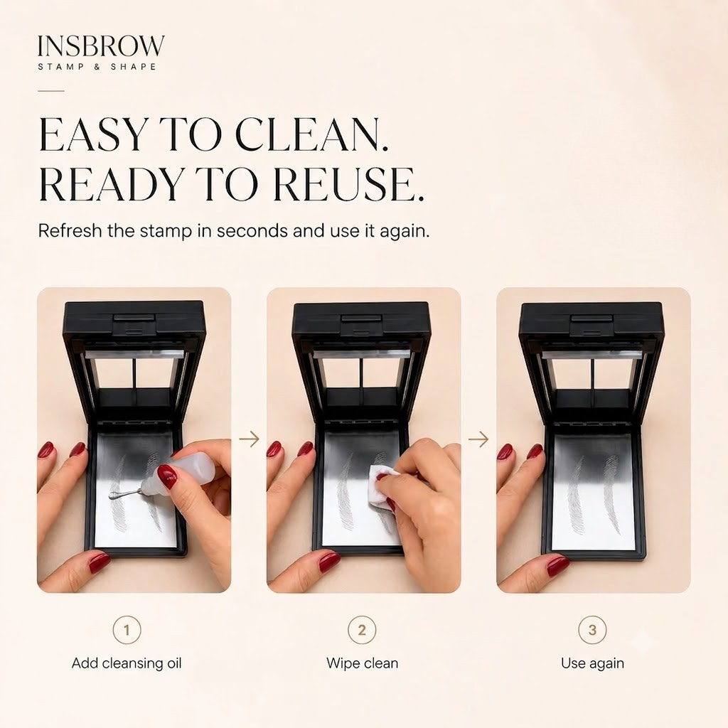 INSBROW Precision Stamp | Perfect Brows. Every Single Morning.